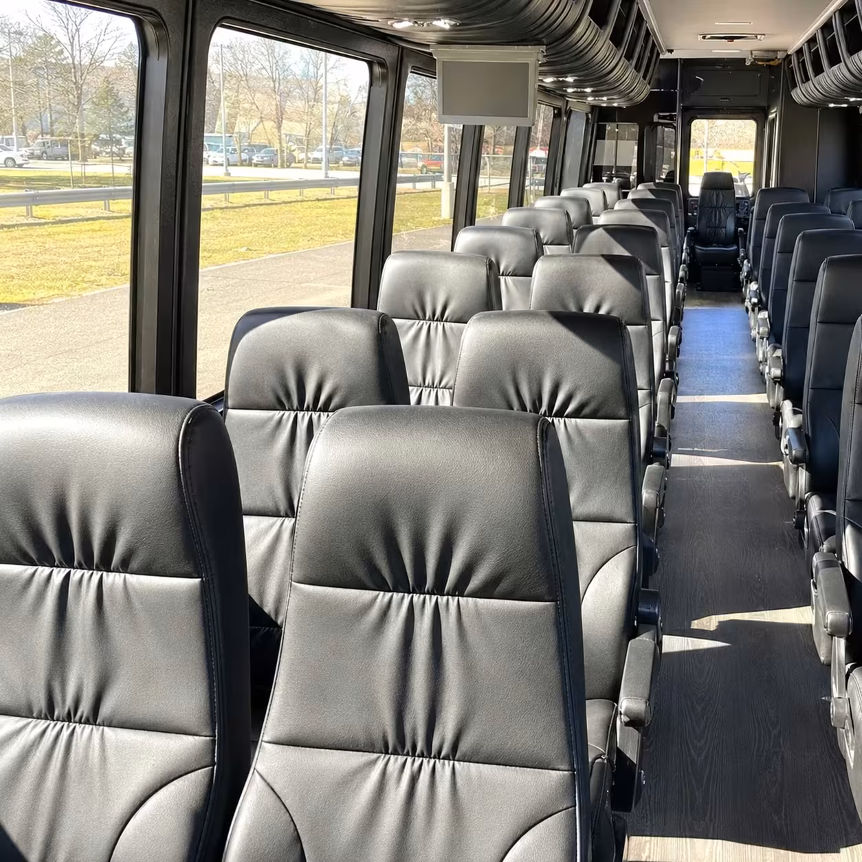25 passenger minibus interior