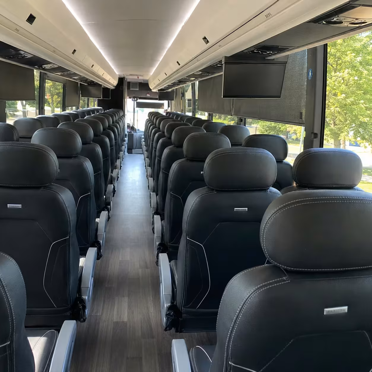 charter bus rentals for upland area wedding venues