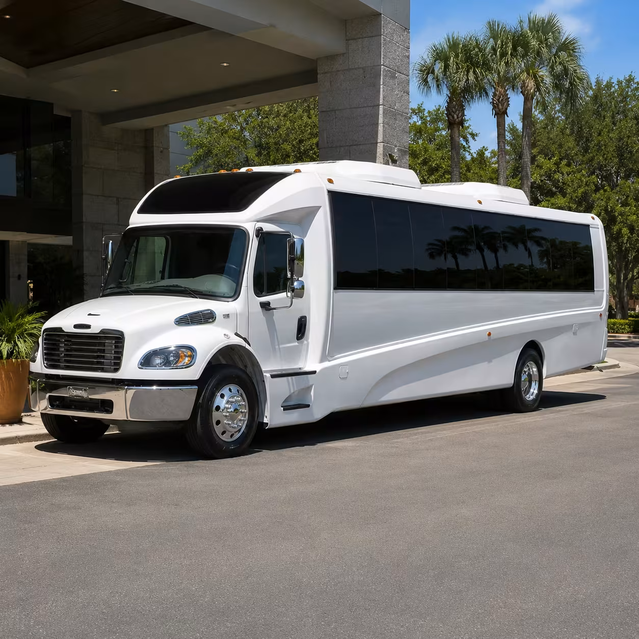 corporate event bus rentals in upland