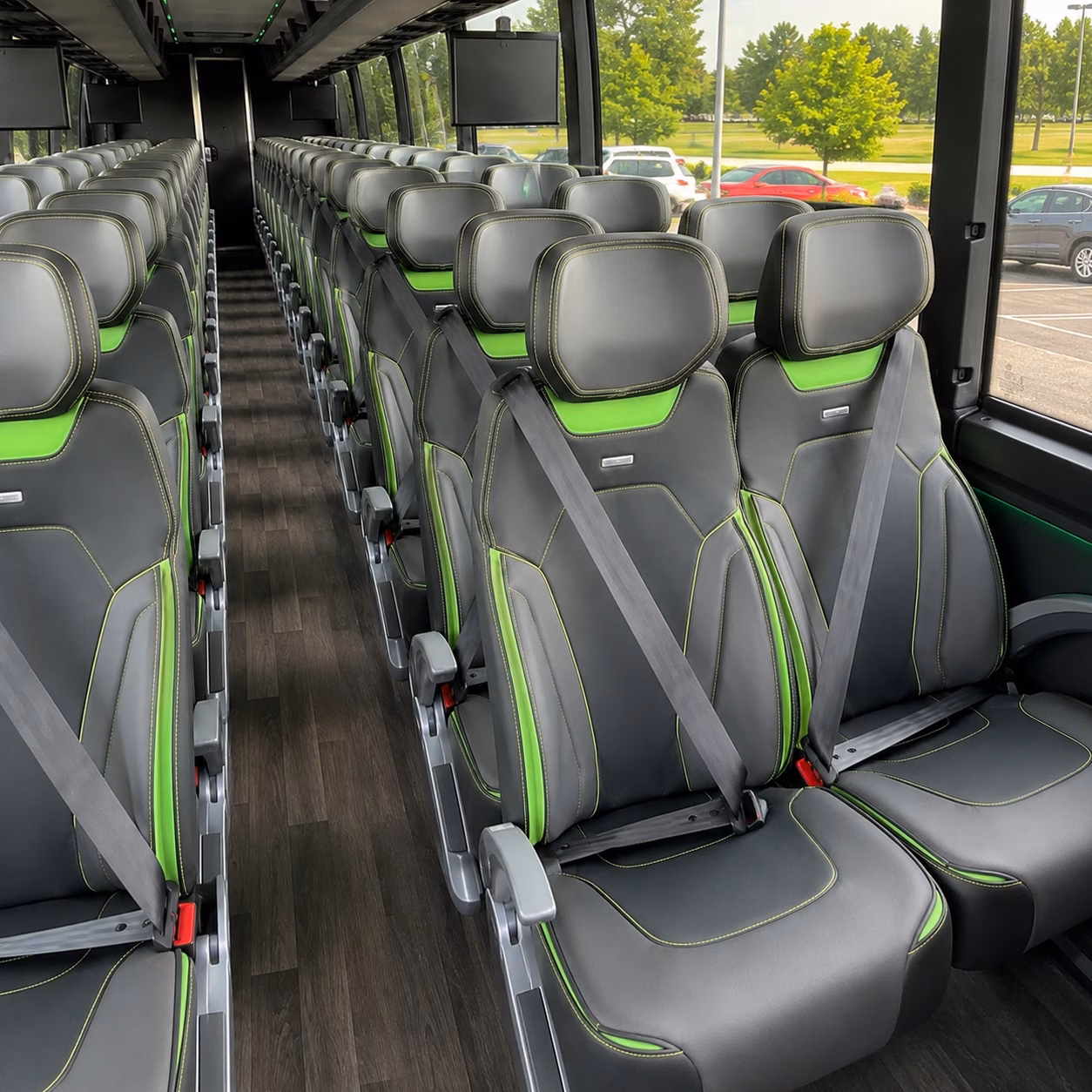 how trip distance and duration affect charter bus rates in upland