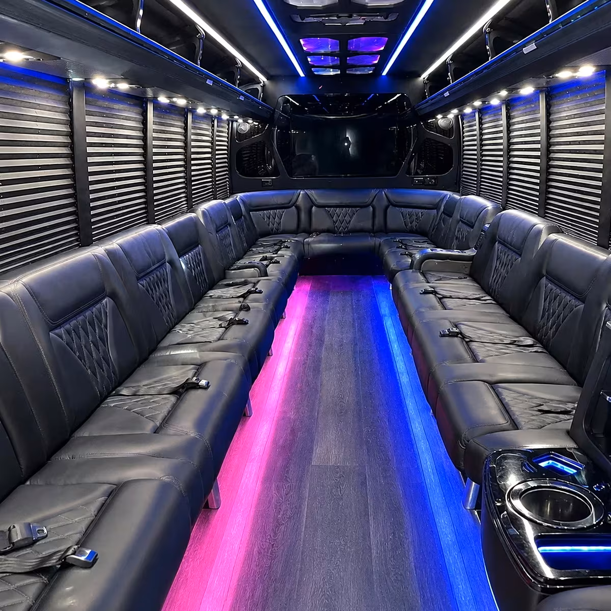 party bus interior