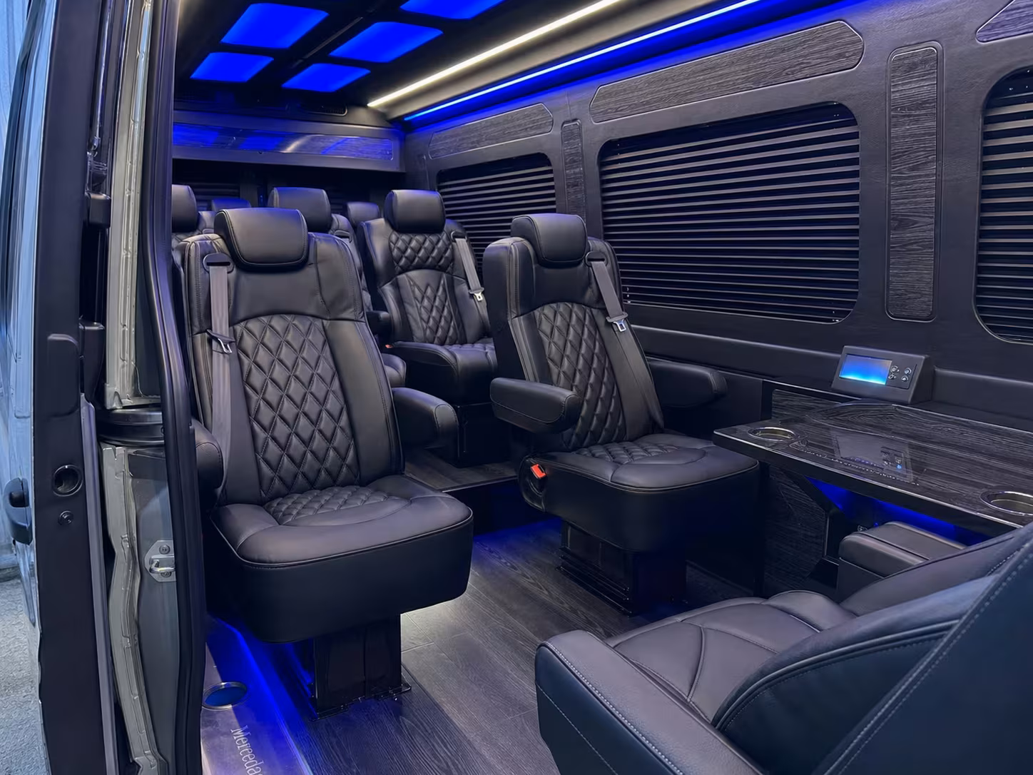 sprinter van transportation for groups and events across upland