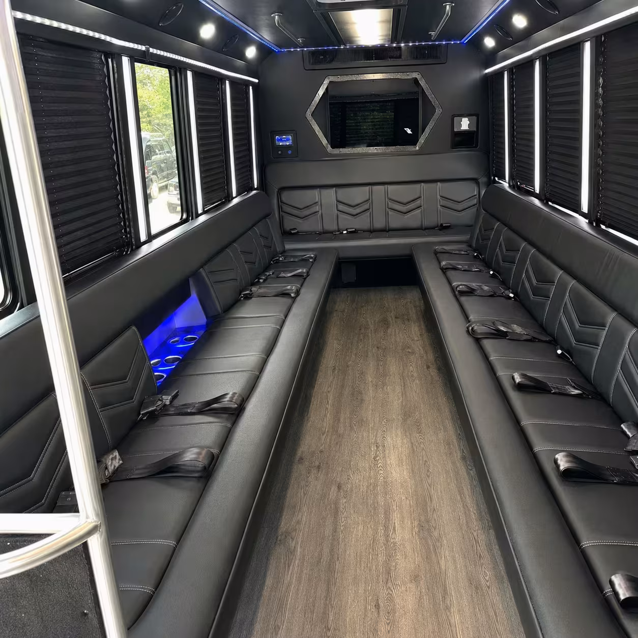 upland prom party buses for grand entrances