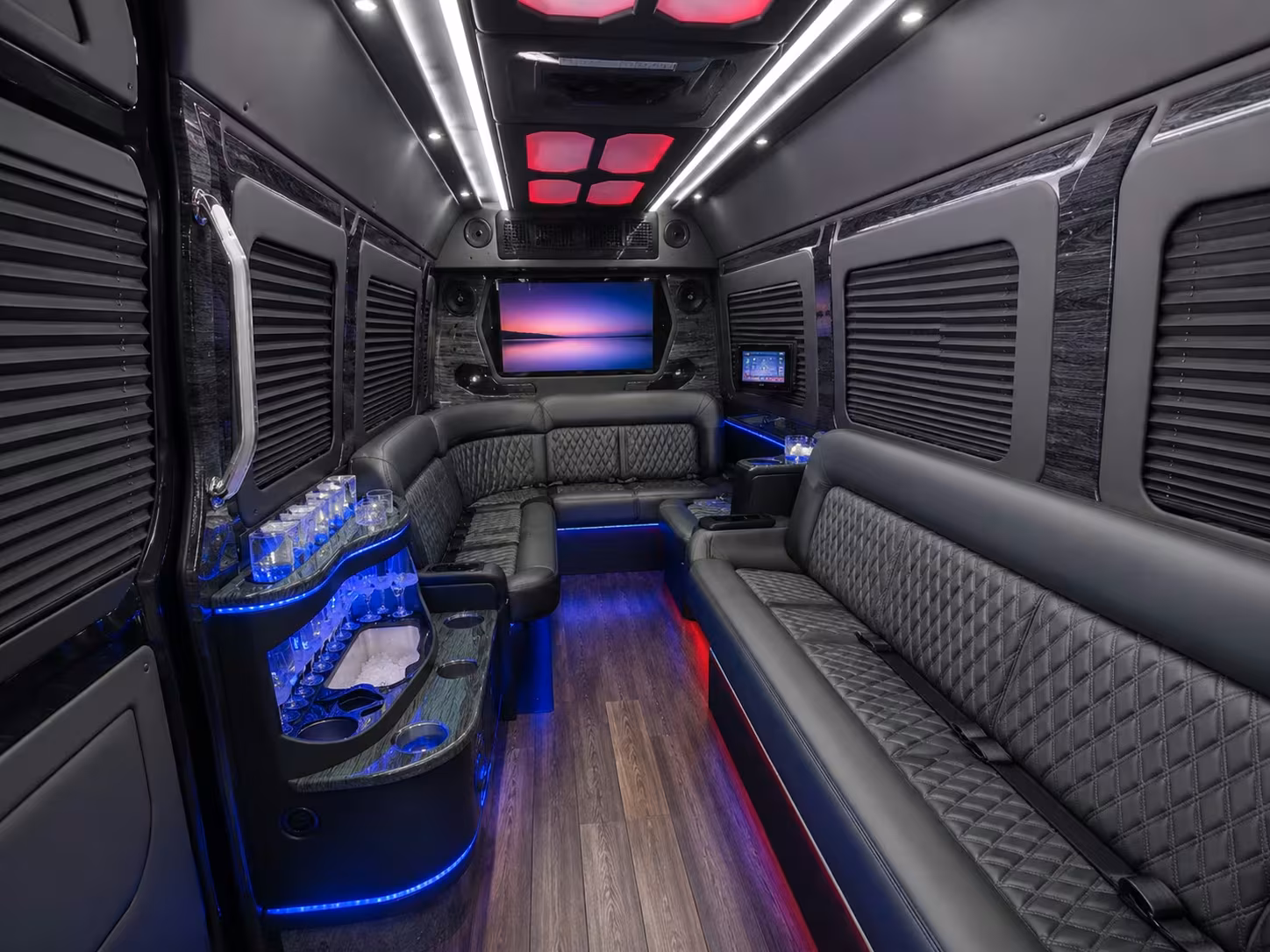 upland wedding shuttle buses for out of town guests